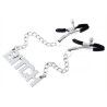 KINKgear Pince-tétons avec plaque Bitch 40cm